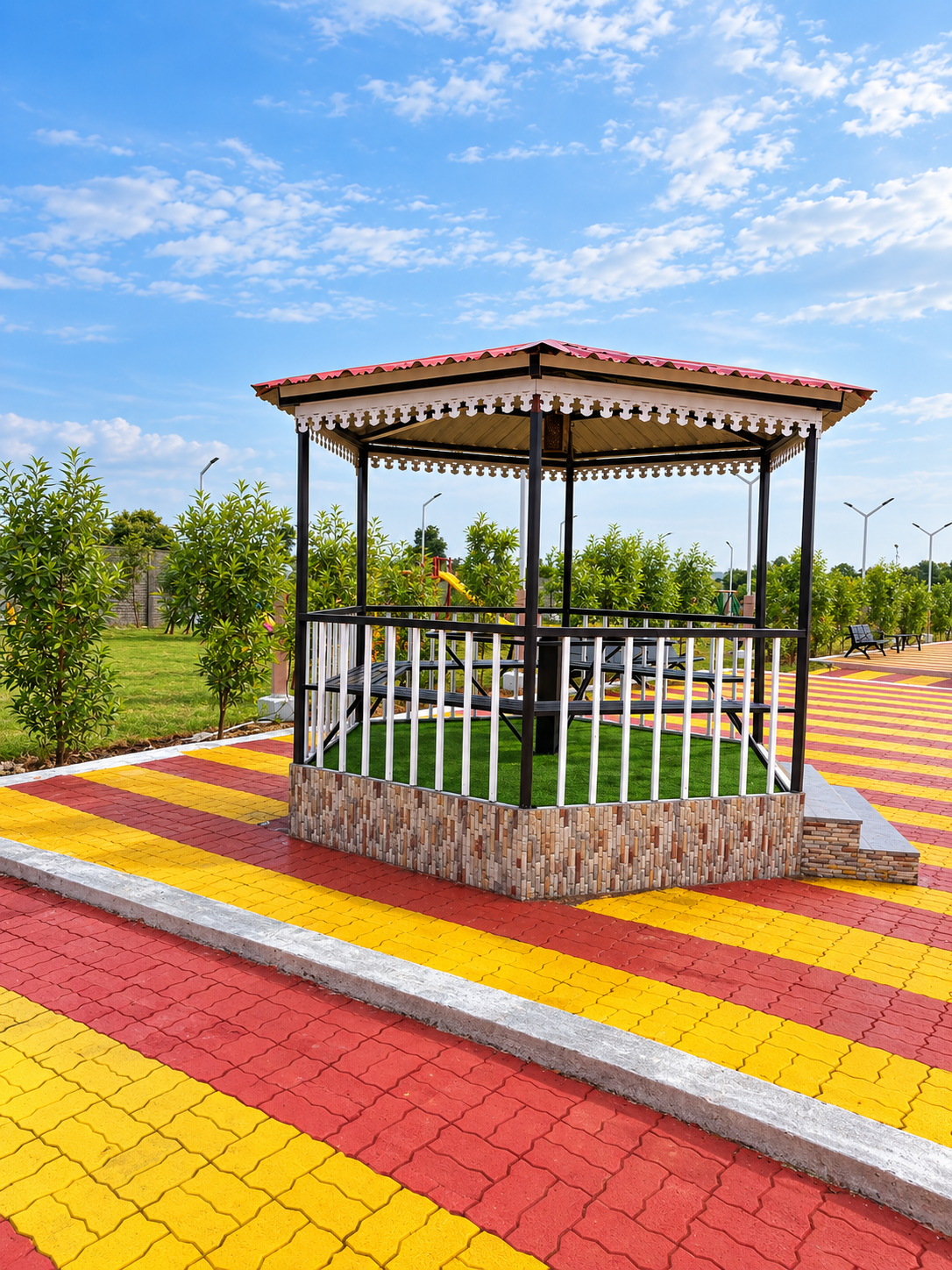 Outdoor sitting area